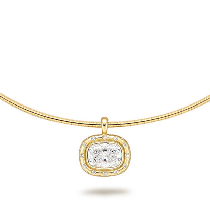 Dot Code Lab Grown Cushion Cut Polka Dots Pendant | IGI Certificate