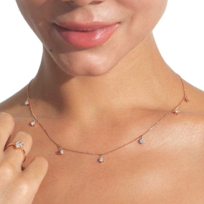 Lab Grown Starry Diamond Necklace