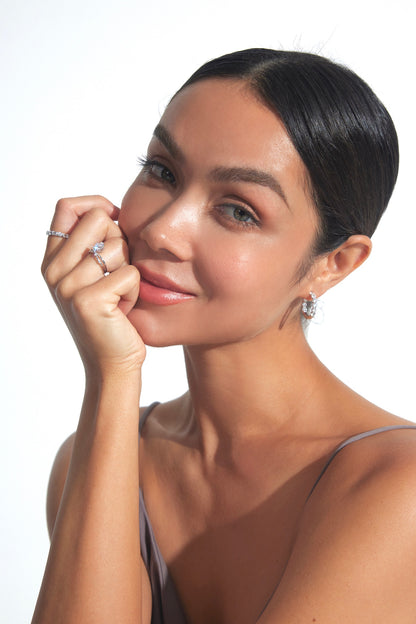 Lab Grown Diamond Hoops Earrings