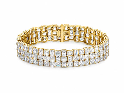 18k Gold Lab Grown The Harper Radiant-Shaped Diamond Bracelet