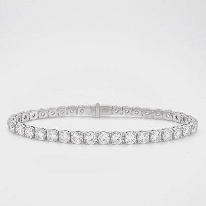 Lab Grown Round Brilliant Diamond Tennis Bracelet | 0.20ct each