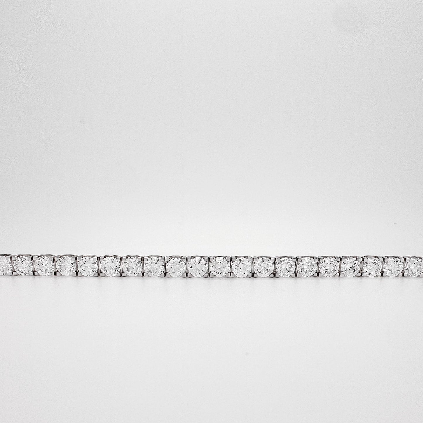 Lab Grown Round Brilliant Diamond Tennis Bracelet | 0.40ct each