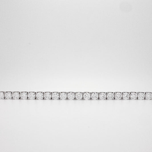 Lab Grown Round Brilliant Diamond Tennis Bracelet | 0.40ct each