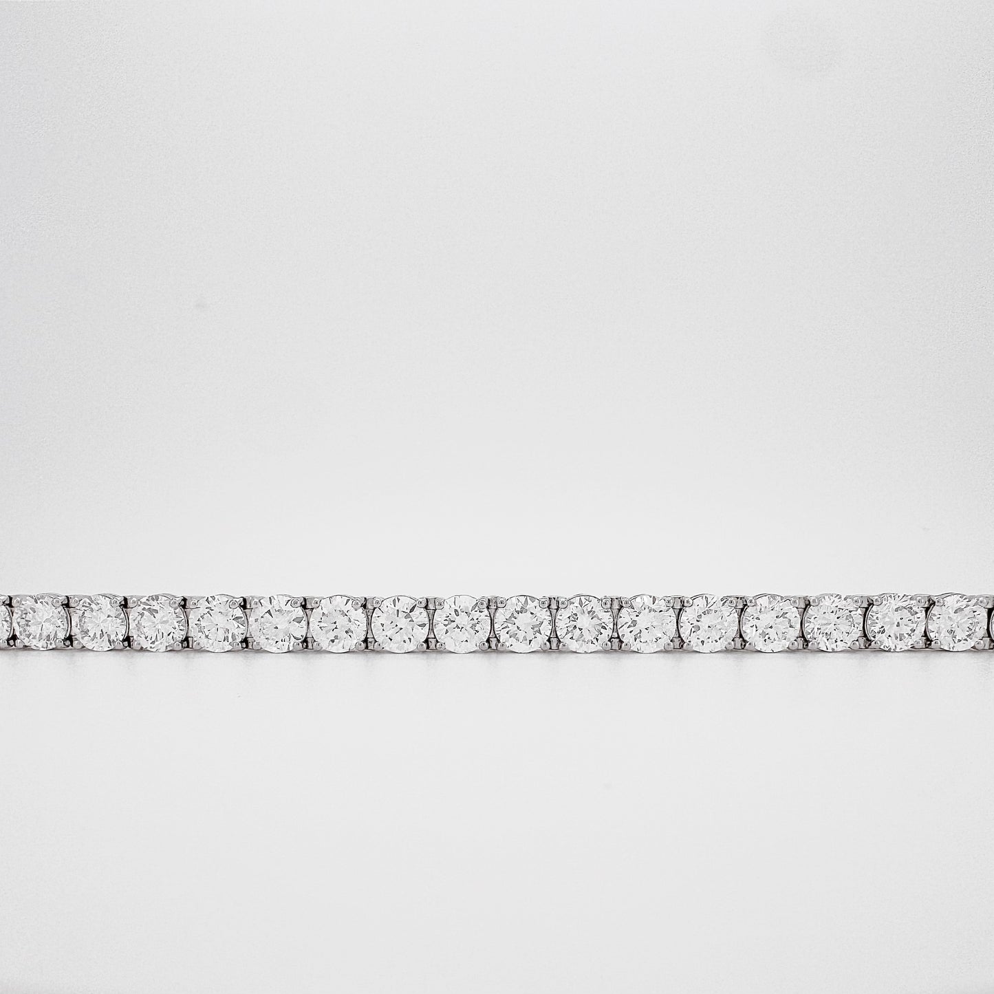 Lab Grown Round Brilliant Diamond Tennis Bracelet | 0.50ct each