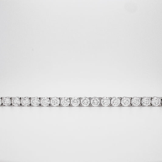 Lab Grown Round Brilliant Diamond Tennis Bracelet | 0.60ct each