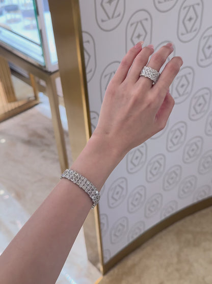 18k Gold Lab Grown The Harper Radiant-Shaped Diamond Bracelet
